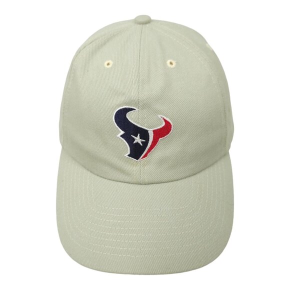 NFL Houston Texans Football Adjustable Size Strapback Cap Baseball Hat Khaki - Picture 1 of 13